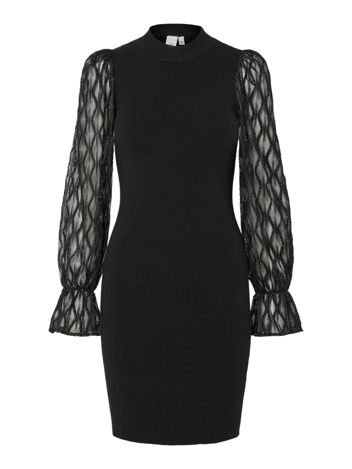 YAS Dotera Dress - Black