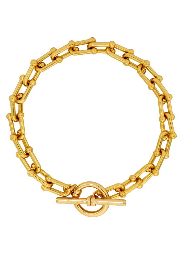 Ashiana London T-Bar Bracelet - Gold